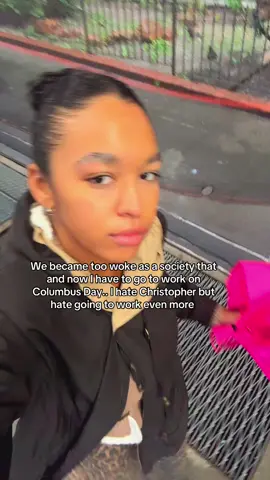 So why is it that now that it’s indigenous peoples day we have to work… riddle me that #newyorker #nyc #corporategirl 