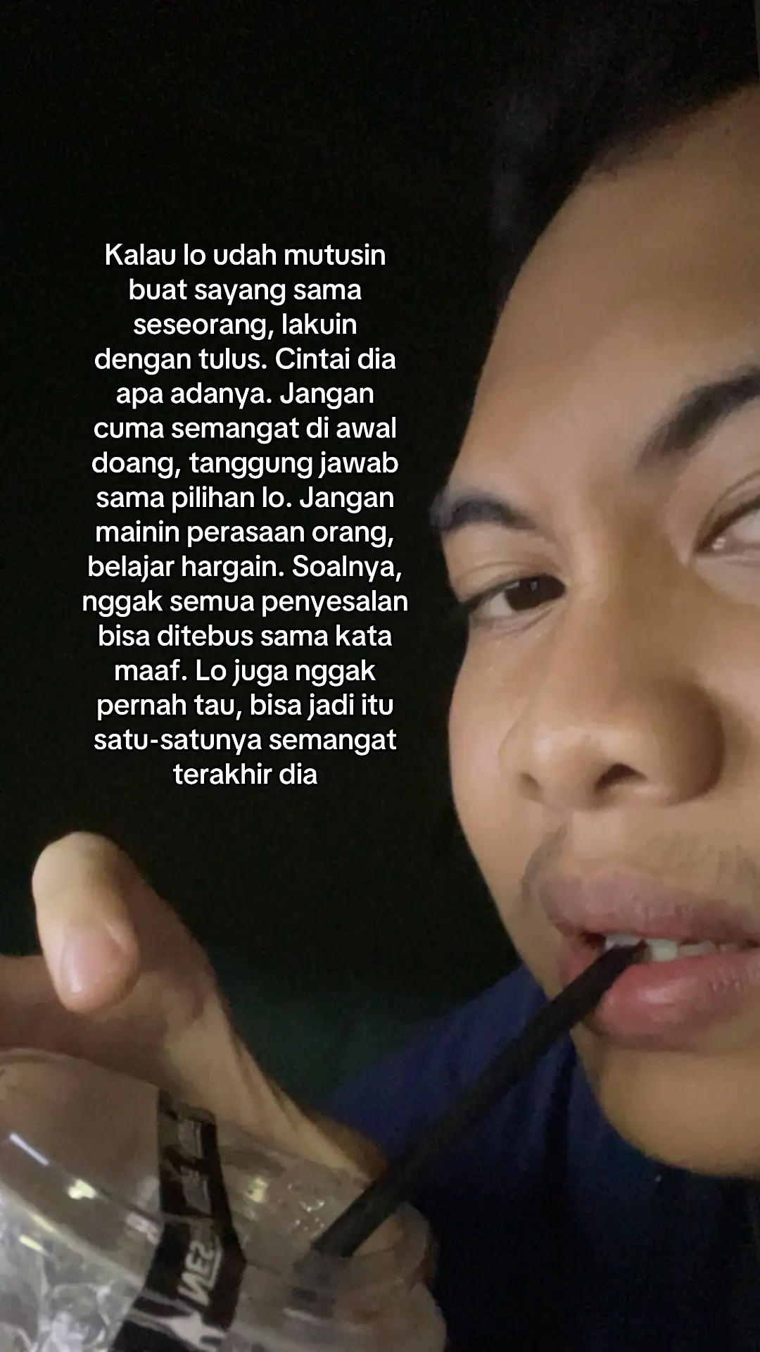 kalo emang dia bukan tujuan lo, komunikasiin sebelum terlalu jauh