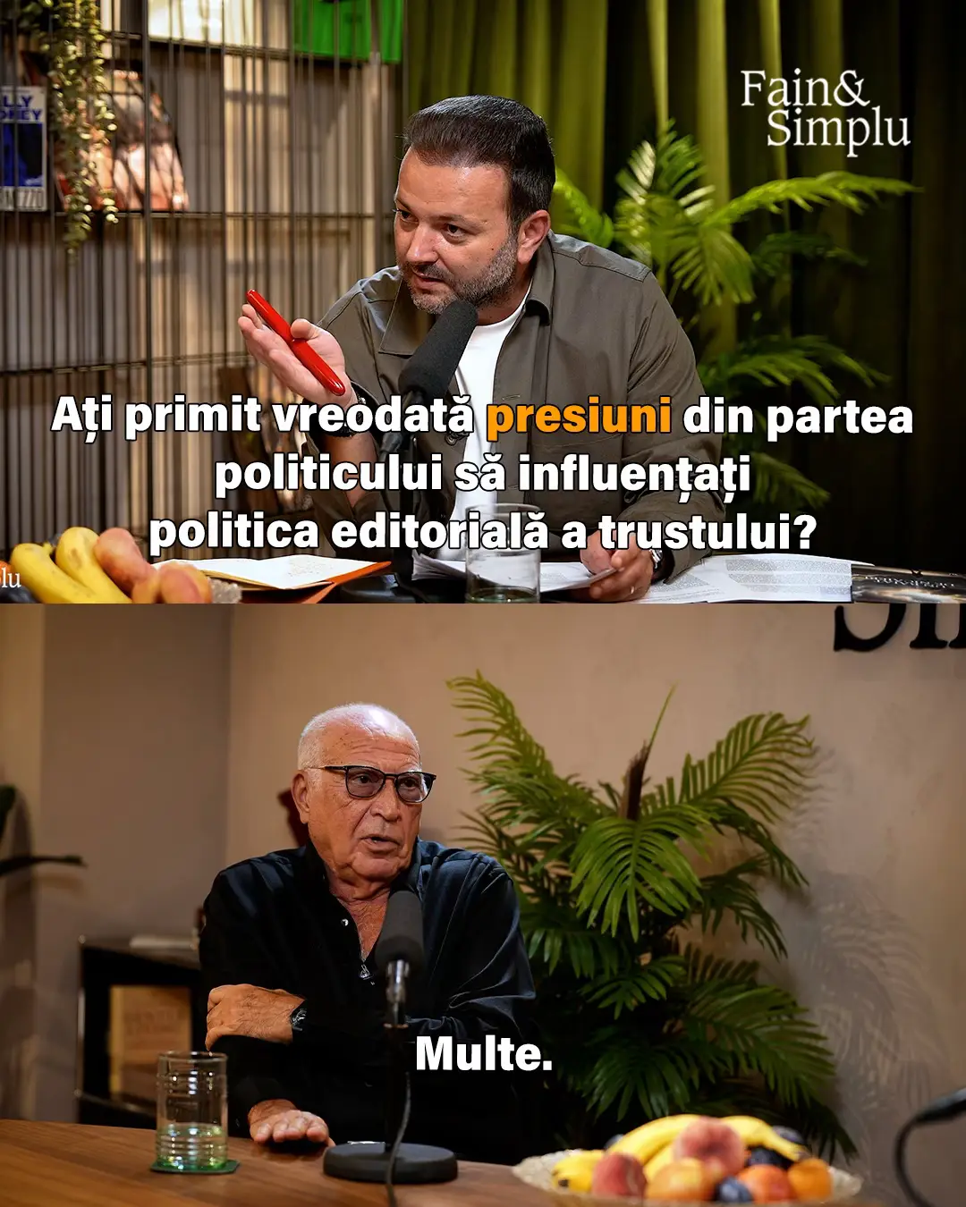LA 79 DE ANI, DAN VOICULESCU SPUNE TOT. De la Ceaușescu la Băsescu. De la putere la închisoare. De la suferință la credință. 🎙️ Vezi pe YouTube sau ascultă pe Spotify și Apple Podcasts cel mai inedit podcast al anului: ✅ Copilăria unui „băiat de nicăieri” de la Bariera Vergului. ✅ Cum a făcut rost de 1 milion de dolari pentru România socialistă. ✅ A fost Crescent firma Securității? ✅ Câți bani avea la Revoluție? ✅ Cum l-a împrumutat pe Adrian Sârbu pentru a face PRO TV. ✅ Cel mai mare regret și cea mai mare durere a vieții lui. ✅ Moartea soției și cancerul apărut din supărare. ✅ Anii de închisoare și dacă a iertat-o pe judecătoare. ✅ De ce a făcut Teologia după 70 de ani și gândurile de preoție. ✅ Ultimul proiect al său pe Pământ.