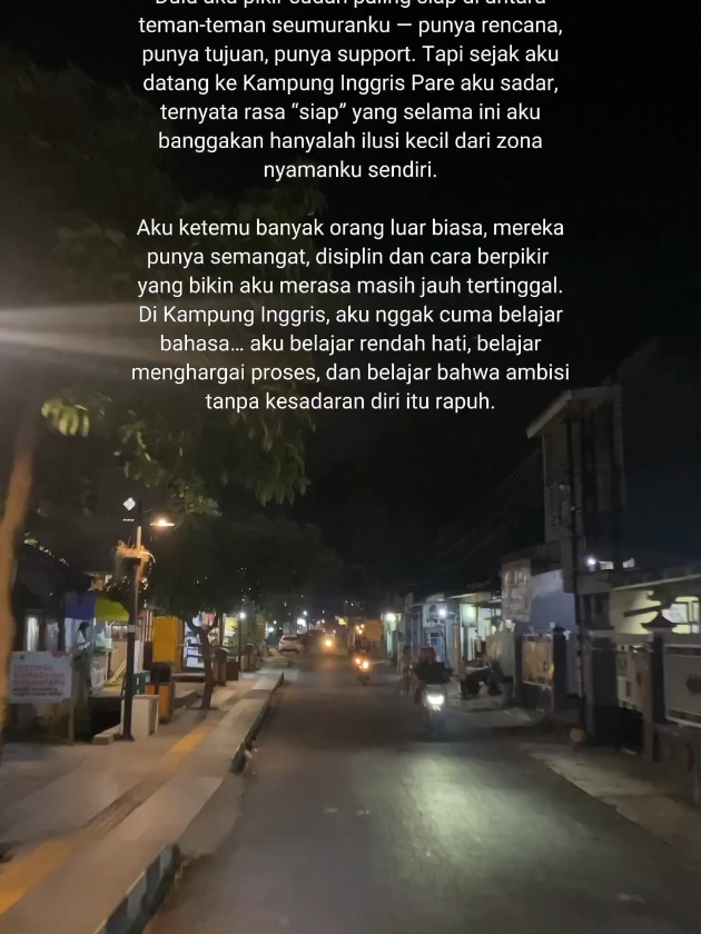 Dunia ini luas kawan, coba keluar dari zona nyaman :) #kampunginggris #kampunginggrispare #parejahat #pare 