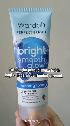 creamy foam wardah #wardah  #wardahperfectbright  #wardahmalaysia  #wardahpromo  #creamyfoam 