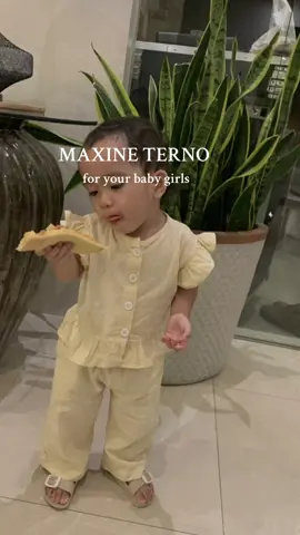 Maxine terno for your baby girls! Check out now! #ternoforkids #affiliatemarketing #mdcfashionbylumeka #tiktokph #viral 