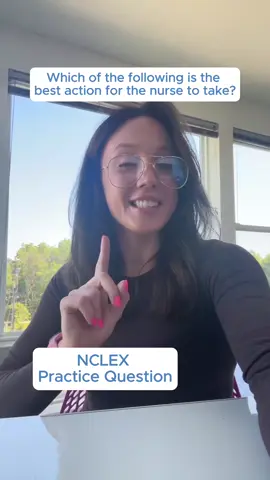 Do an NCLEX practice test question written by the SAME nurse educators who write the NCLEX exam modules.... A client with dementia due to Parkinson’s Disease is admitted to the medical-surgical unit. Which of the following is the best action for the nurse to take? The answer? C) Place a clock and calendar in the room. #nursingdegree #nursingstudent #futurenurse #nclex #nursingschool #nursingstudents #nclexprep #nclextips