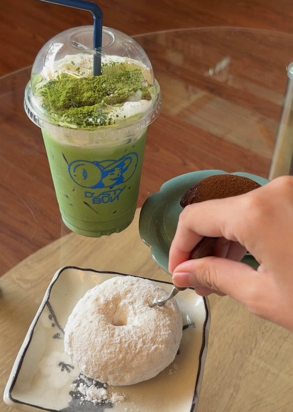 คาเฟ่โดนัท Dusty  bun🫶🏻💖🍩@dusty.bunkk 📍 All good สาขากังสดาล น้องอิงเลิฟ😋#ingaranya #คาเฟ่กังสดาล #อร่อยบอกต่อ #อิงอิงอินขอนแก่น 