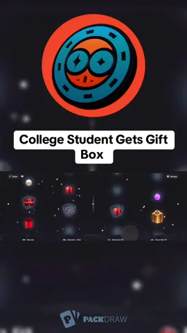 College Student Gets Gift Box 