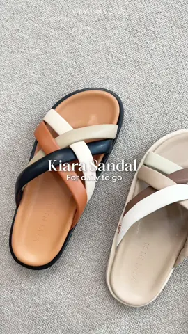 Kiara Sandal is fit for your daily to go🙆🏻‍♀️😙 #vivinici #fyp #rekomendasisandal #OOTD 