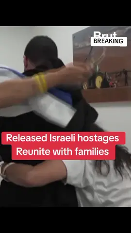 Released Israeli hostages  Reunite with families #israeli #hostage #gaza 