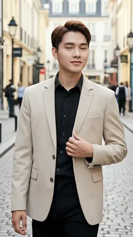 Áo khoác Blazer Nam Form rộng chất liệu Flannel Hàn cao cấp-trẻ  trung thanh lịch #aoblazer #aovest 