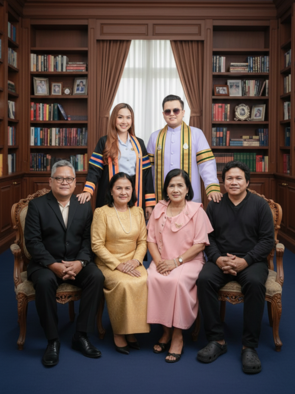 Gemini แต่งภาพ2ครอบครัว #geminiแจกคําสั่ง #พ่อแม่ #geminiสร้างภาพครอบครัว #ภาพaiสร้างเอง #สร้างภาพGemini @Meensupamas_9 @yyooii95 @ก้อย  ปลาสวยงาม @user70946292573214 