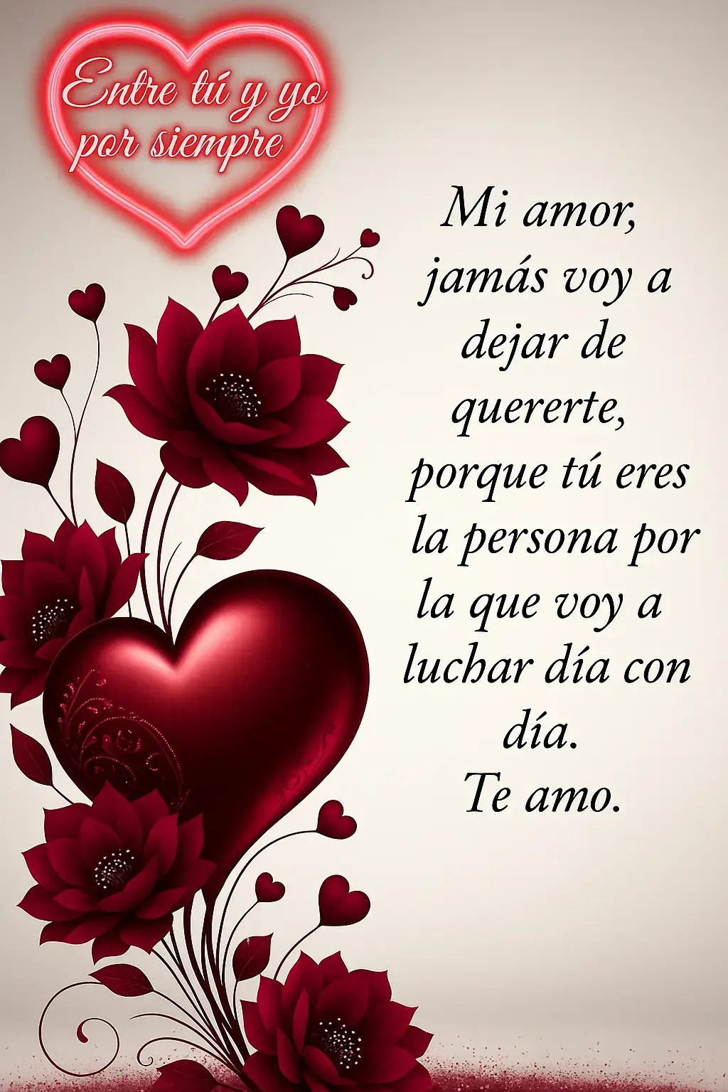 Mi amor, jamas voy...❤❤❤