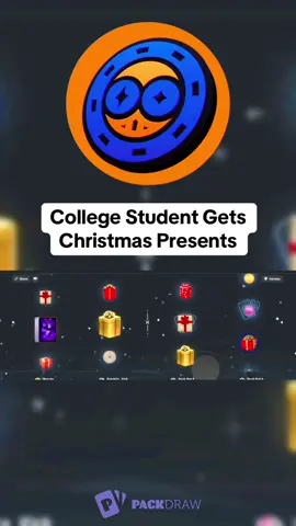 College Student Gets Christmas Presents