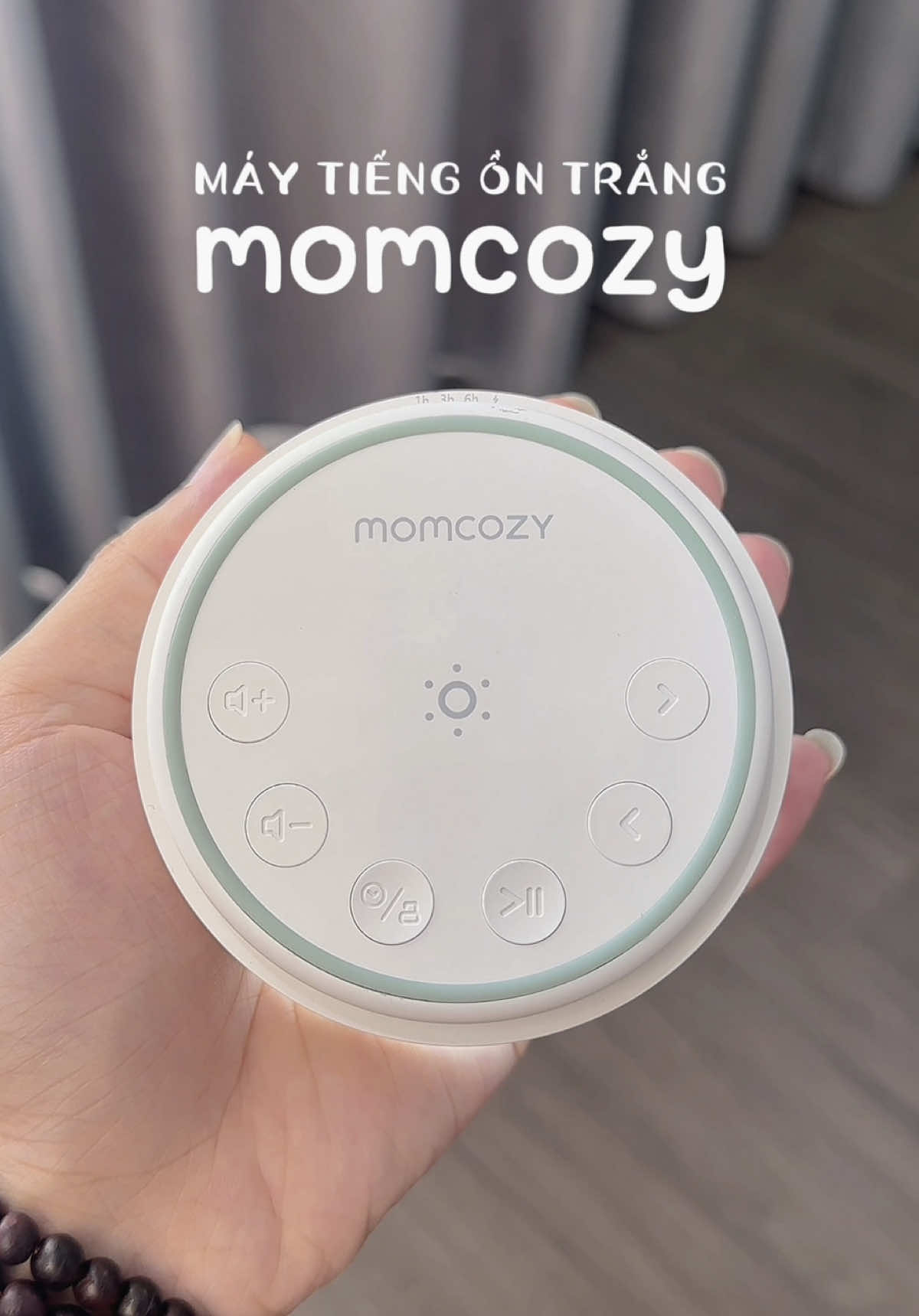 Máy tạo tiếng ồn trắng Momcozy – giúp bé dễ ngủ, không giật mình, còn kiêm luôn đèn ngủ tiện lợi @Momcozy-VN #momcozy #momcozyshop #momcozylife #mevabe #cici 