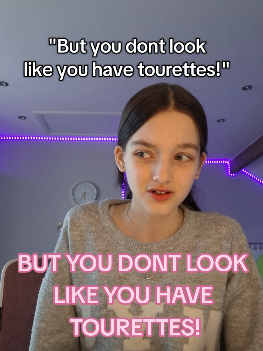 But you dont look like you have tourettes! #nurodivergent #disability #tourettesawareness #ticsandtourettes #MentalHealth 