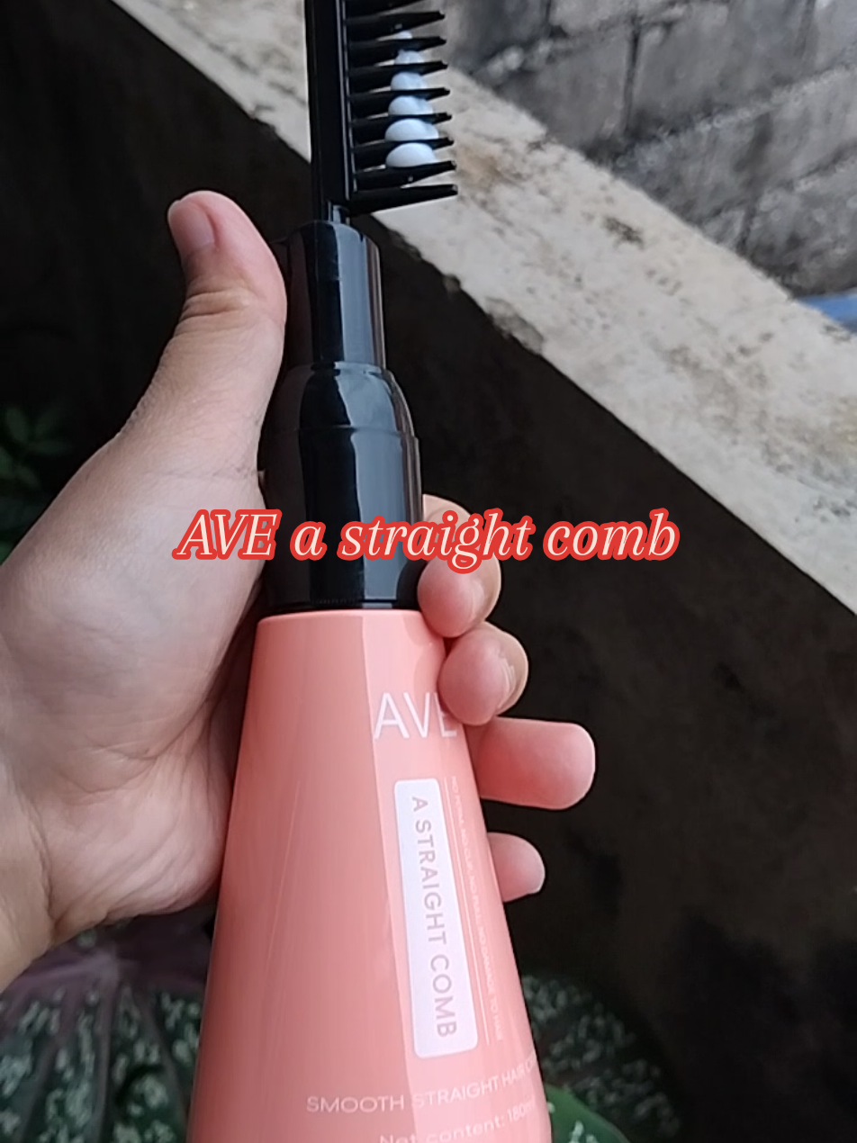 No Perm, No Clip, No Pull, No Damage to Hair AVE Straight Comb  #smoothstraighthaircream #ave #hairtreatments #diyhairtreatment  #creatorsearchinsights 