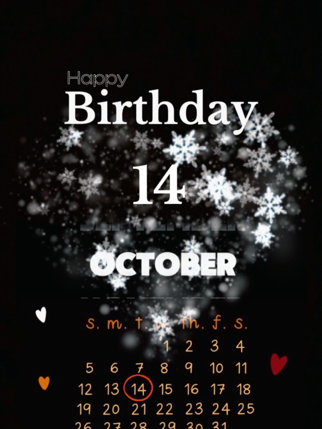 October birthday 🔥🔥🔥 [ October 14th ] 📷 5 Photo  #tiktoktemplate #happybirthday #birthday  #octoberbirthday #CapCut 
