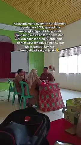Biar mereka yg pinter ngomong doang ikut merasakan sensasi pusingnya..hehehe🤣#guru #gurusd #bendaharabos 