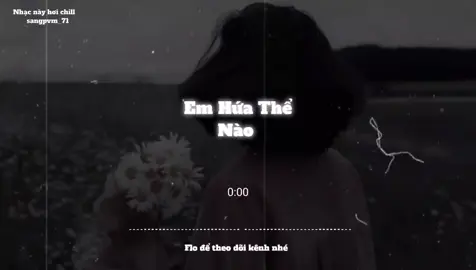 Em Hứa Thế Nào #speedsongs #nghenhacmoingay #lyrics #nhaclofichill #sangpvm_71 