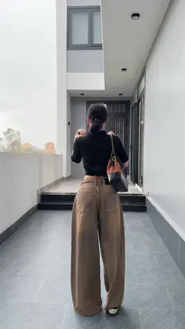 Jean Suông Ống rộng màu bụi  🔥PRESET 2543🔥 #jeans #viral #xuhuongtiktok #outfitideas #trending 