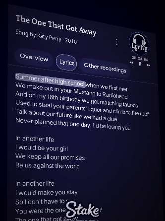 The one that got away..🎶🎧 #theonethatgotaway #music #lyrics #lyrify #fyp 