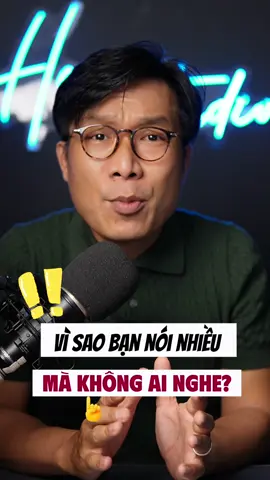 Vì sao bạn nói nhiều mà không ai nghe? #NguyenAnhLuan #NoiChanThat #luyengiongnoihay #luyengiong #NhanHieuBanSac   