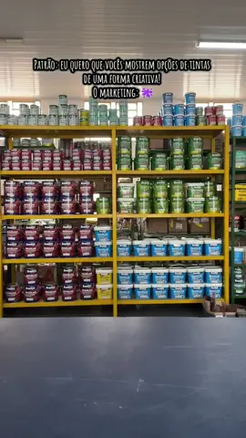 O marketing no seu dia menos criativo, mostrando alegria e cores!!! 😂🫟 #guaribatintas #guariba #brasilux #brasiluxtintas 