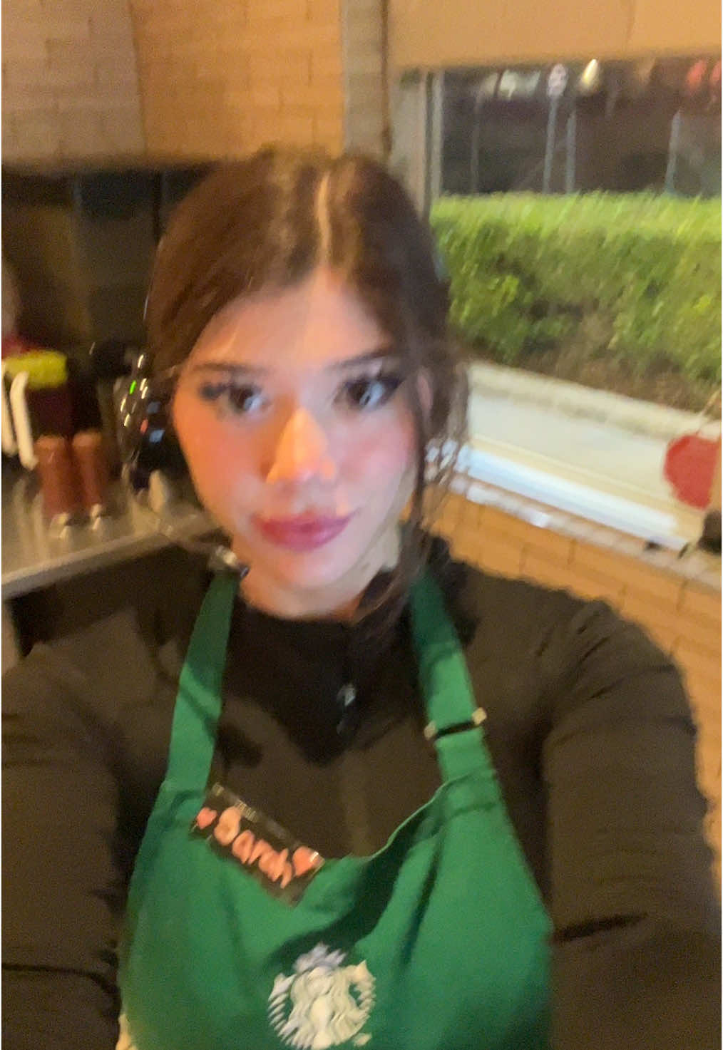 🎀dancy dance at workie🎀 #fyp #partiii #dancydance #starbucksbarista #fitcheck 