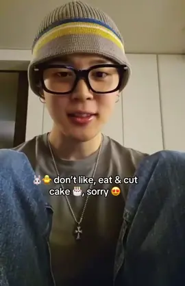 🐰🐥 don’t like, eat & cut cake 🎂, sorry 😍 #Jikook #jungkook #jimin #kookmin #jikookvideos 