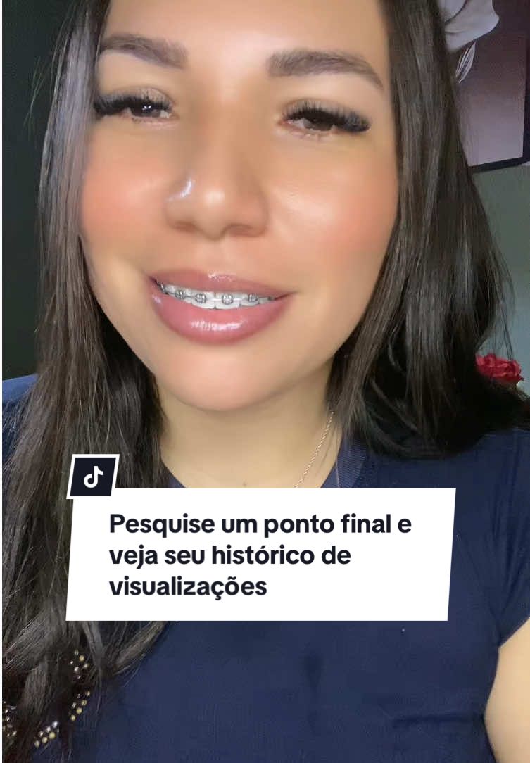 Pesquise um ponto final e veja seu histórico de visualizações do TiK ToK Como ver os vídeos assistidos 