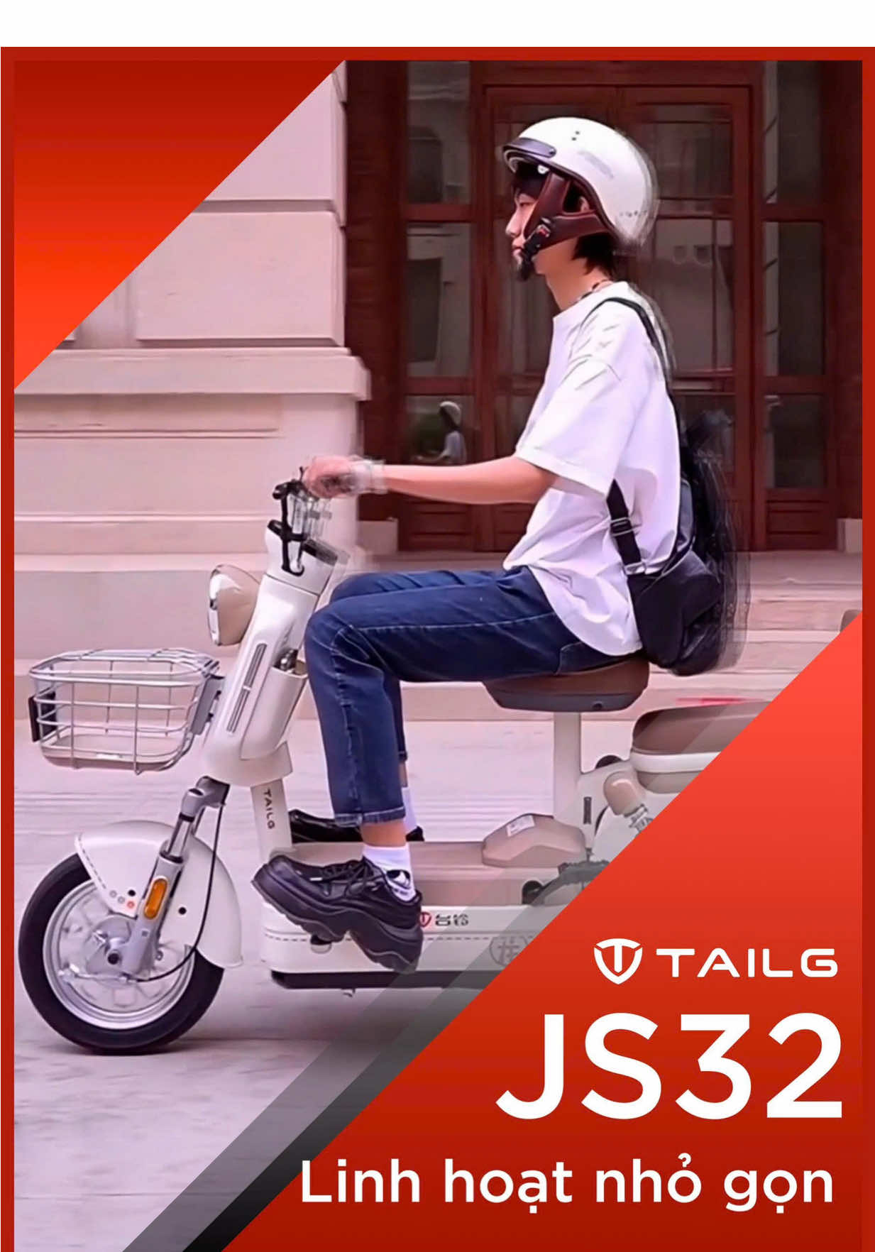 Chiếc TAILG JS32 này cứ như bạn thân của học sinh tụi mình ý, đi đâu cũng có nhau nè#xedien #TAILG #tailgvietnam #tailg #js32 
