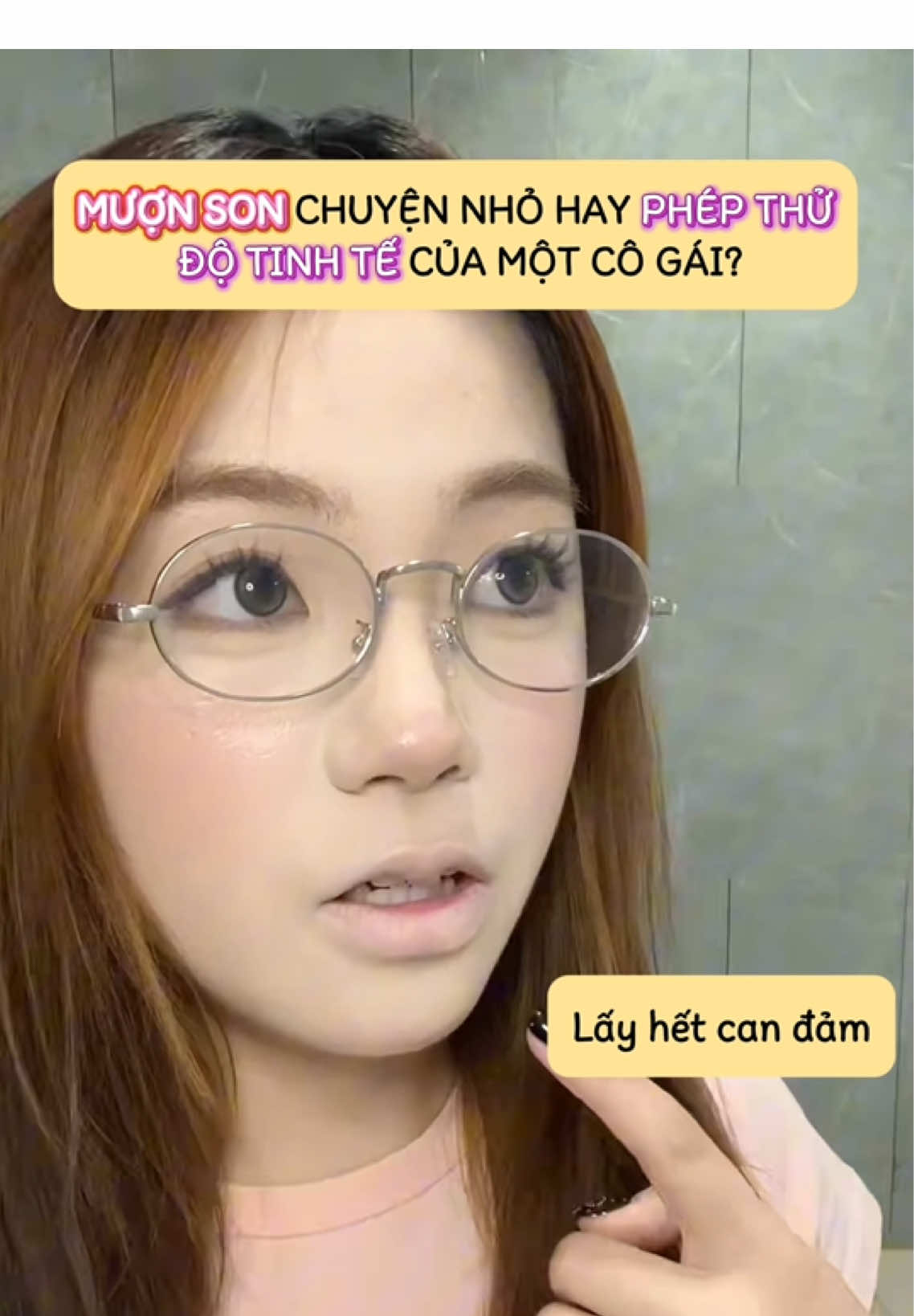 Tui mà khi có người mượn son tinh tế như này tui tặng họ cay son luôn 🥰 #lamdep #tinhte