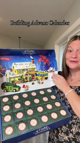 Cutest building advent calendar! 24 days of opening mini builds to make the cutest scene! Perfect holiday family gift! Grab yours now! #advent #adventcalendar #christmas 