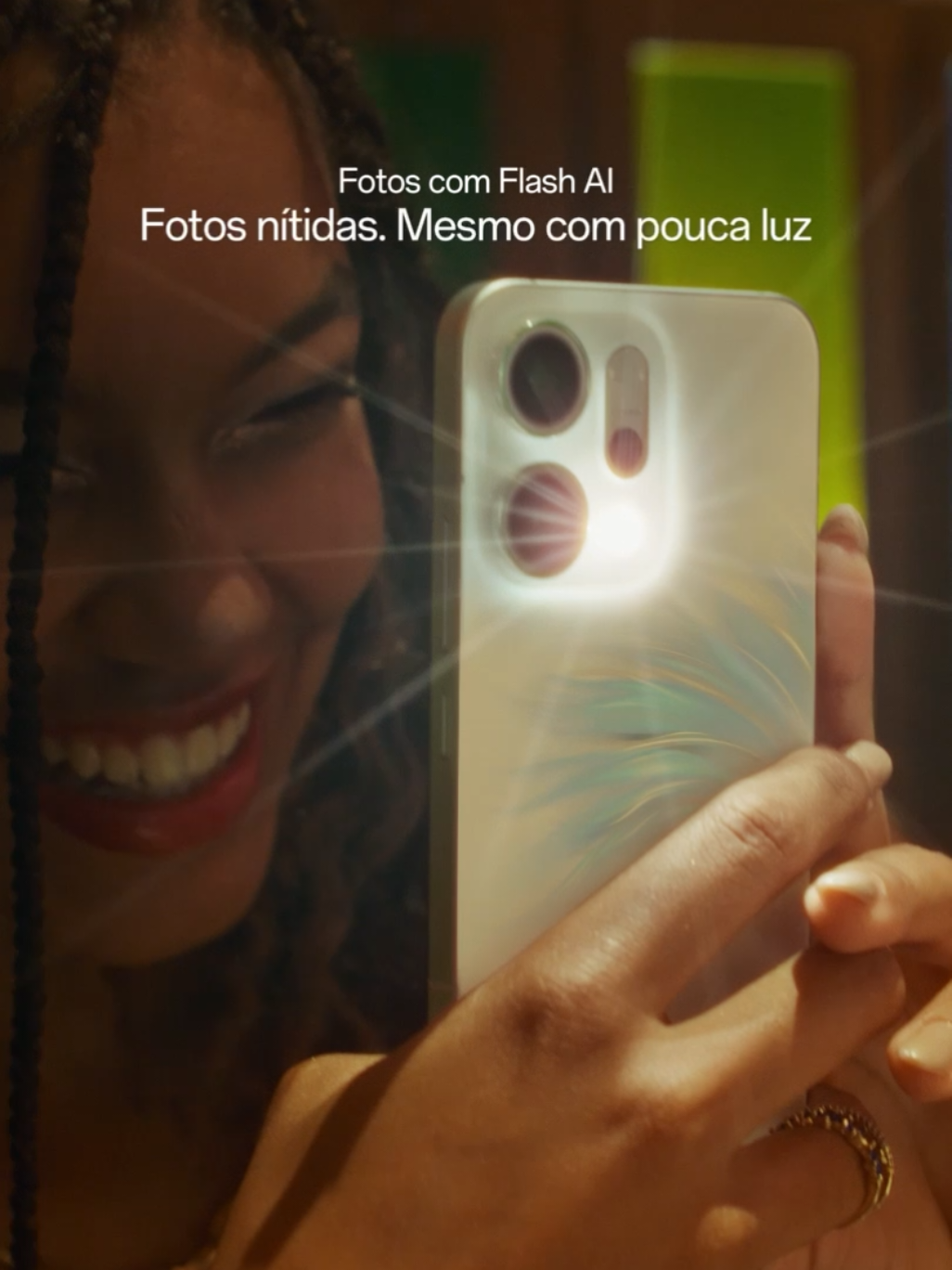 Conheça os novos OPPO Reno14 Series, o celular do rolê com flash AI, câmera telefoto de 50MP e bateria para durar a festa inteira! OPPO. O celular de fotos nítidas. Escolhido por 700 milhões de pessoas no mundo.  #OPPOReno14Series #OPPOBrasil #OPPO #OPPOAIPhone #OcelularAIdoRolê 