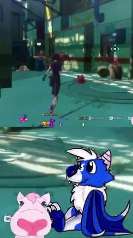 Renamon denied i guess 💀💀💀 I just wanted to say hi 😭 featuring Sijncat! #digimon #digimonstorytimestranger #furry 