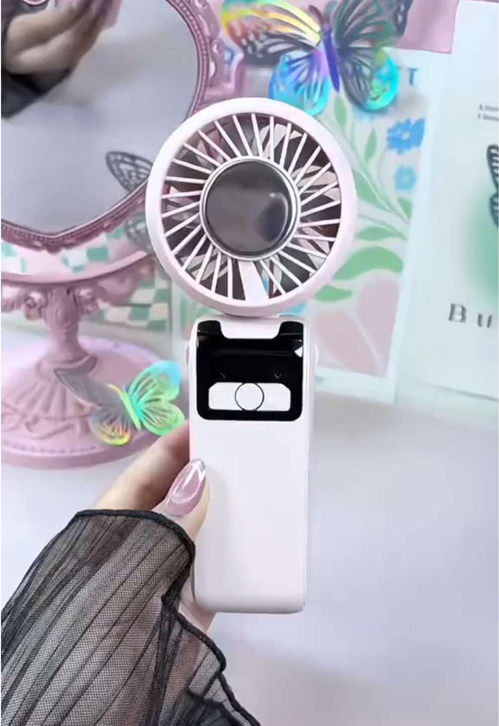 pink gemess, udah ada cooling mode nya 😍💖✨ #kipasanginportable #kipasportable #kipasnetpac 
