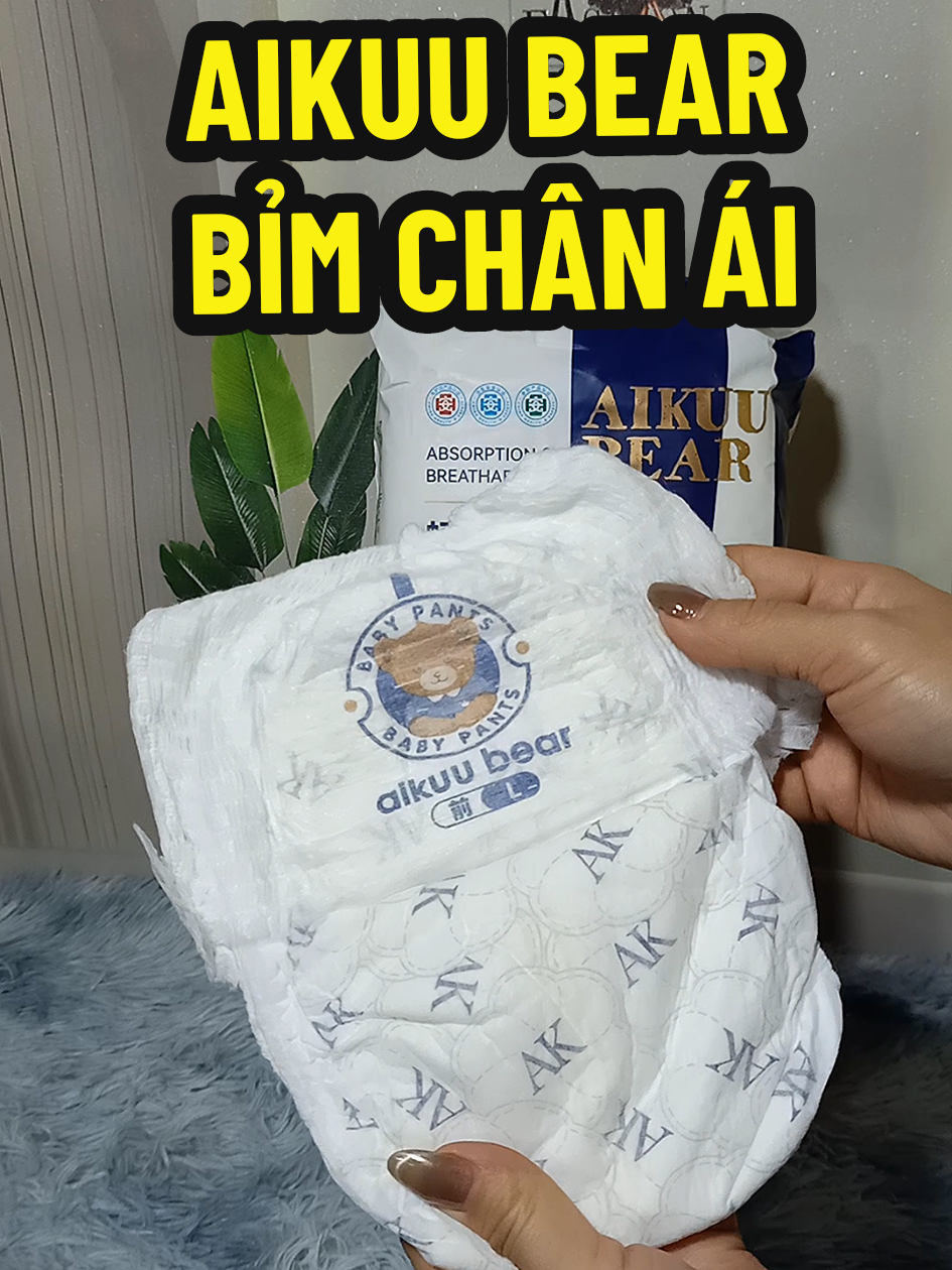 bỉm mỏng mềm thấm hút tốt #xuhuong #bỉm #aikuubear #bimaikuubear #bimnoidiatrung 