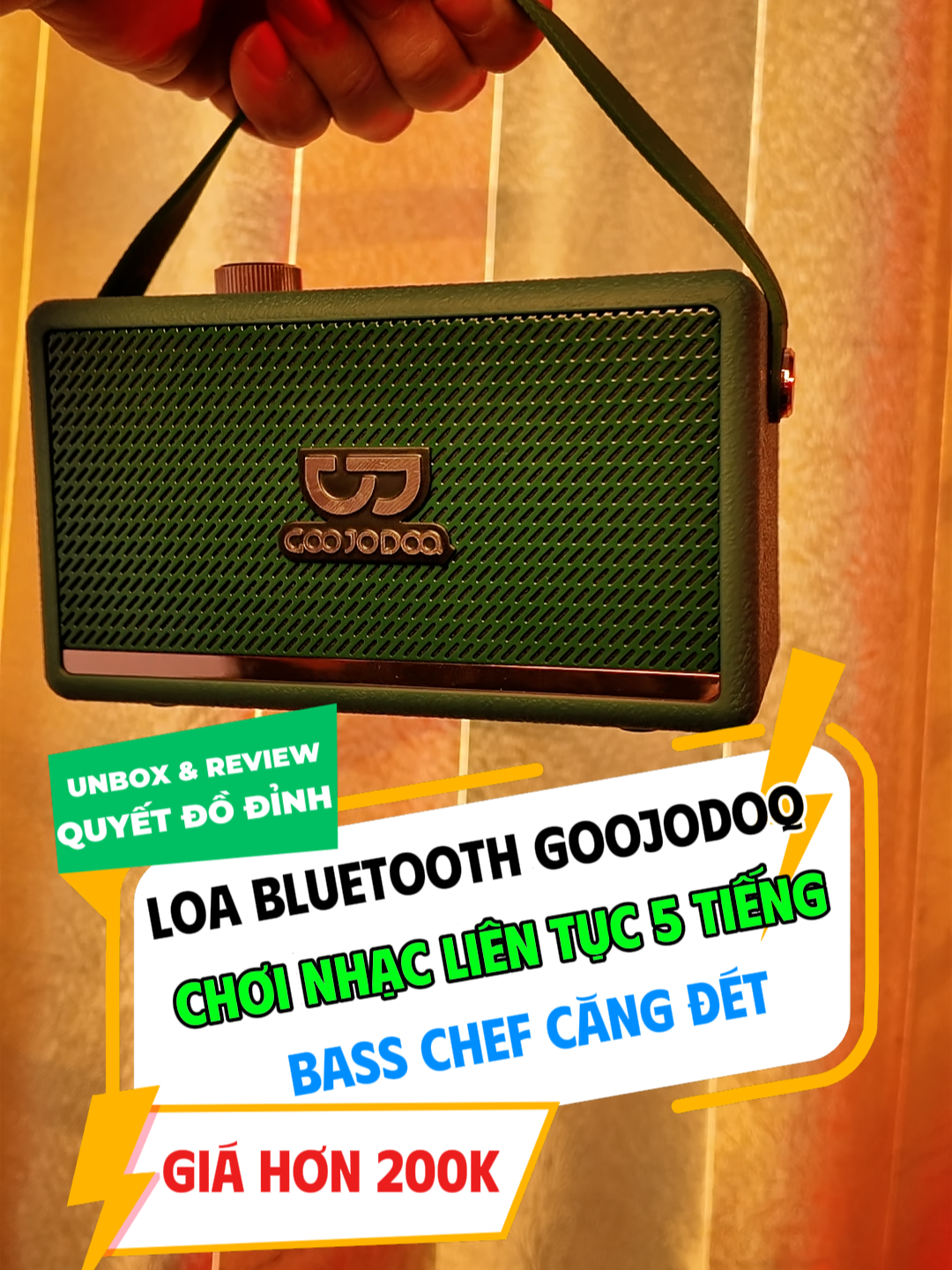 Loa bluetooth GOOJODOQ chính hãng giá rẻ. #quyetdodinh #loabluetoothmini #loabluetoothgiare #loagoojodoq