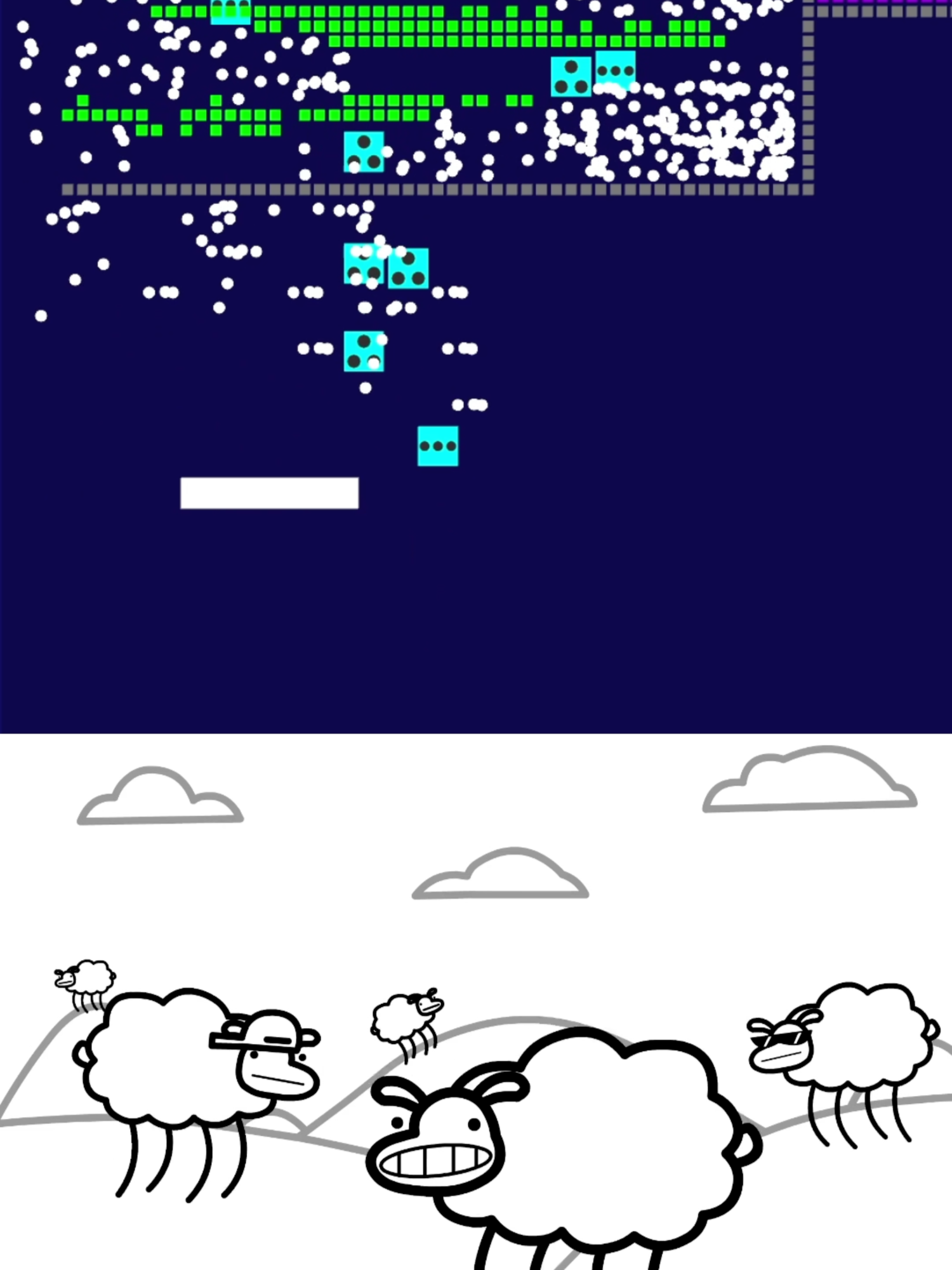 Beep Beep I'm a Sheep but it's Bricks Breaker 🐑🧱 #animation #sprunki #sheep #fyp #beats