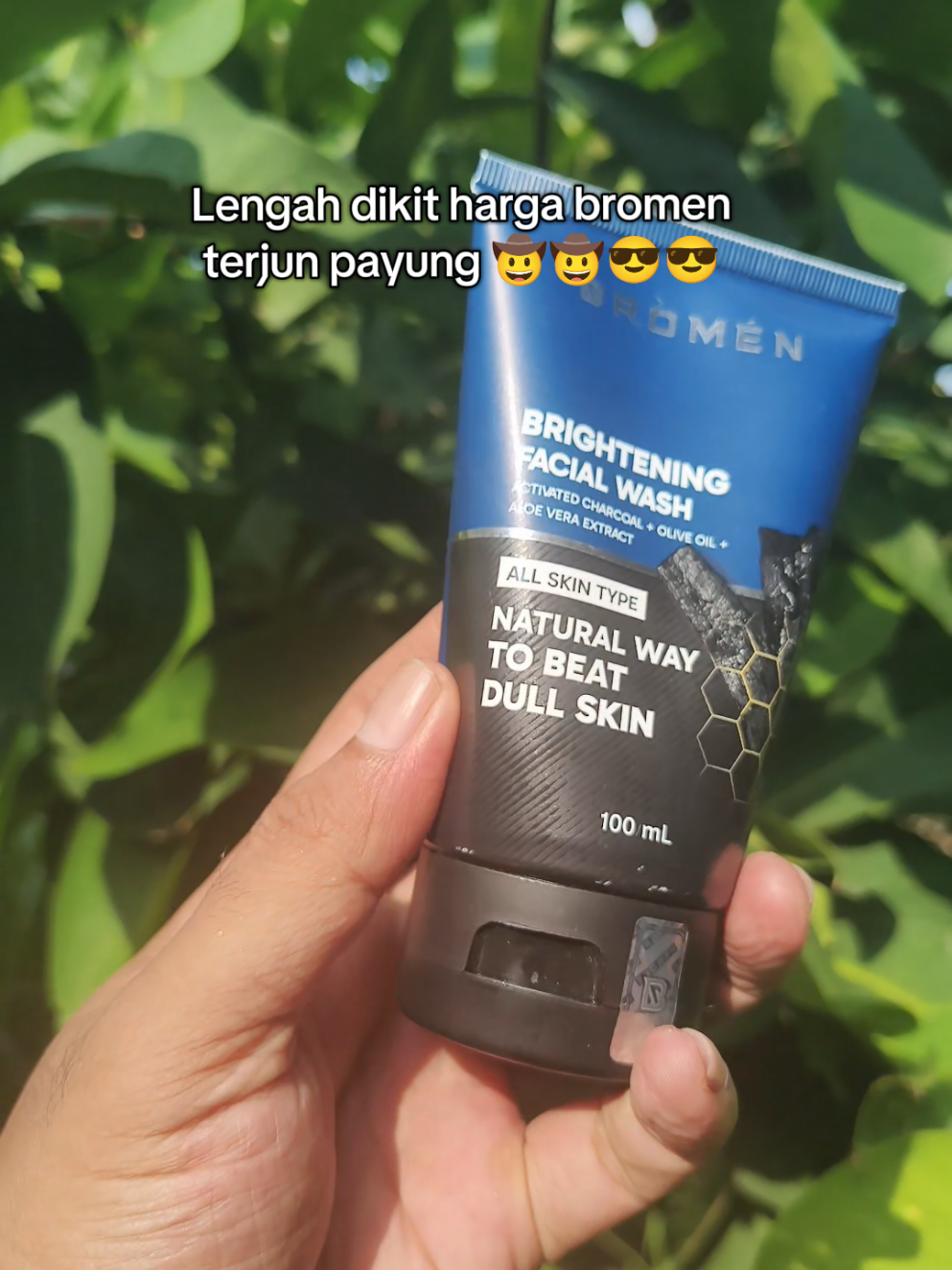 Bromen brightening facial wash #bromen #bromenskincarecowok #bromenskincare #wibgajian #cuantanpabatas 