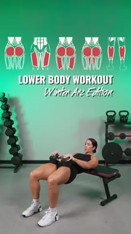 Lower body dumbbell workout 💚 #winterarc edition 🔐 #dumbbellworkout #glutesworkout #lowerbody #raizefit 