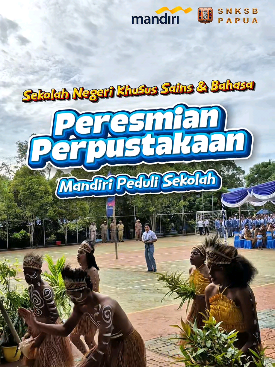 Peresmian gedung Perpustakaan bersama Bank Mandiri dalam program Mandiri Peduli Sekolah.  ‎Diresmikan langsung oleh RCEO Bank Mandiri Region XII Papua bapak Antonius Budi Setiawan.  ‎ ‎SNKSB mengucapkan Terima kasih atas Perpustakaan baru yang sangat nyaman dengan nuansa minimalis tetapi berkelas.  ‎Semoga fasilitas ini menjadi salah satu faktor meningkatnya Literasi dan kualitas pembelajaran. *** ‎.  .  ‎.  ‎Direct by Tim CBC; ‎🎤Rafi A. Jumadin (B.31)  ‎🎞Abigail Surinta (B.31)  ‎📸Zhaqi A. D. Maryon (B.32)  ‎📱Muh. Fadhil (B.33)  ‎📹Alfian Nugroho (B.33)  #snksbpapua #bhoover #bankmandiri #mandiripedulisekolah 