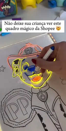 O presente ideal para sua criança deixe ela mais tempo fora das telas #presente #shopee #crianca #quadromagico #pintura 