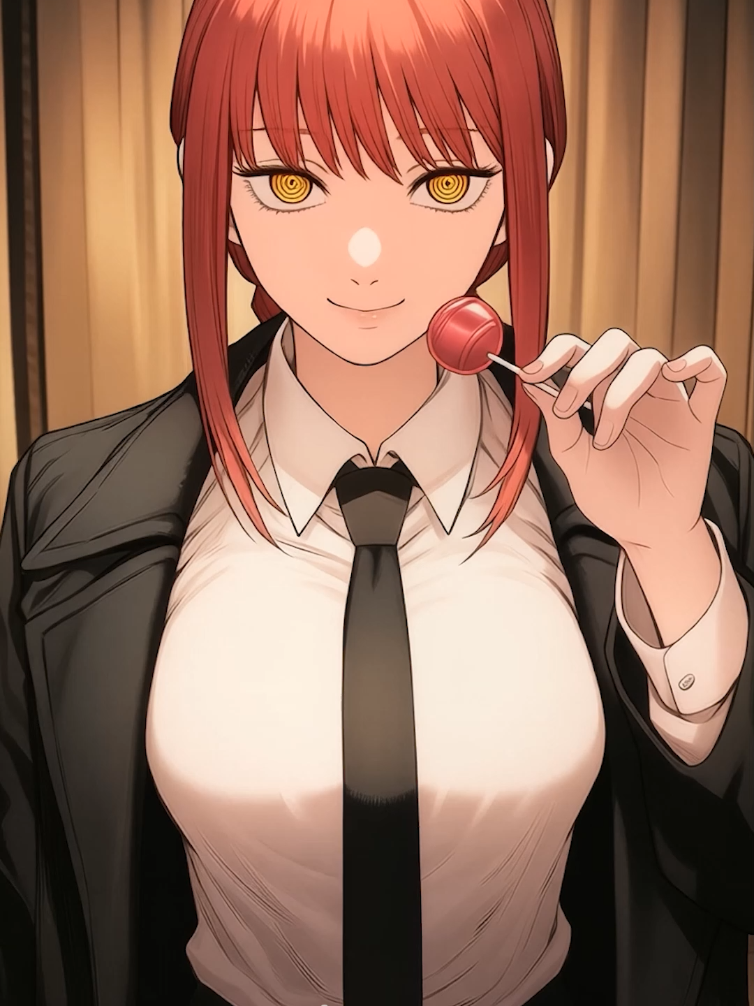 [ASMR] Candy Kiss with Makima💞 #ASMR #MakimaASMR #CandyKiss #ChainsawMan #AnimeGirl #LollipopASMR #SoftWhisper #EarTingle #SweetASMR #RelaxWithMe