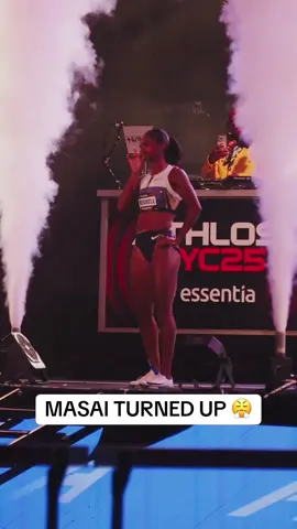 Let Masai COOK 👩‍🍳 From her win in the 100m hurdles to the dance moves, @Masai Russell had it all at @ATHLOS 👑 📹 @ajay 