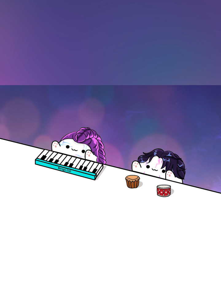 Bongo Cat - Free (Cover Version) 🎧 #bongocat #meow #miau #cat