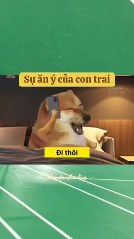 Sự ăn ý của con trai #cheems 