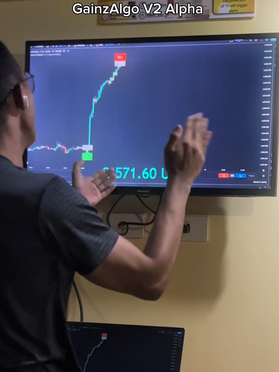 We always use GainzAlgo V2 Alpha indicator 📈 #crypto #stocks #forex #tradingview 