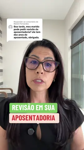 Respondendo a @Mareni Fernandes  📲  Atendimento: Link no perfil  #advogada #previdencia #inss #advogadoms #aposentadoria #meuinss #aposentados #dicasinss #noticiainss 