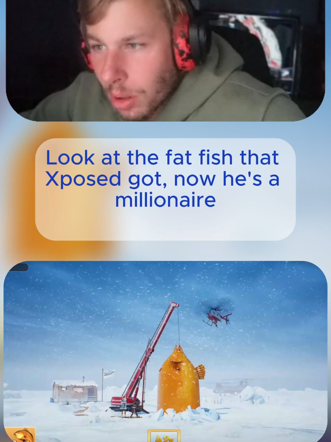 Look at the fat fish that Xposed got, now he's a millonaire #foryou