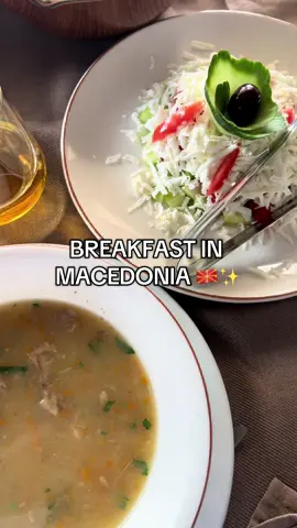 POV: you discover the perfect Balkan breakfast 🇲🇰 #traveldiaries #foodiefinds #balkanfood 