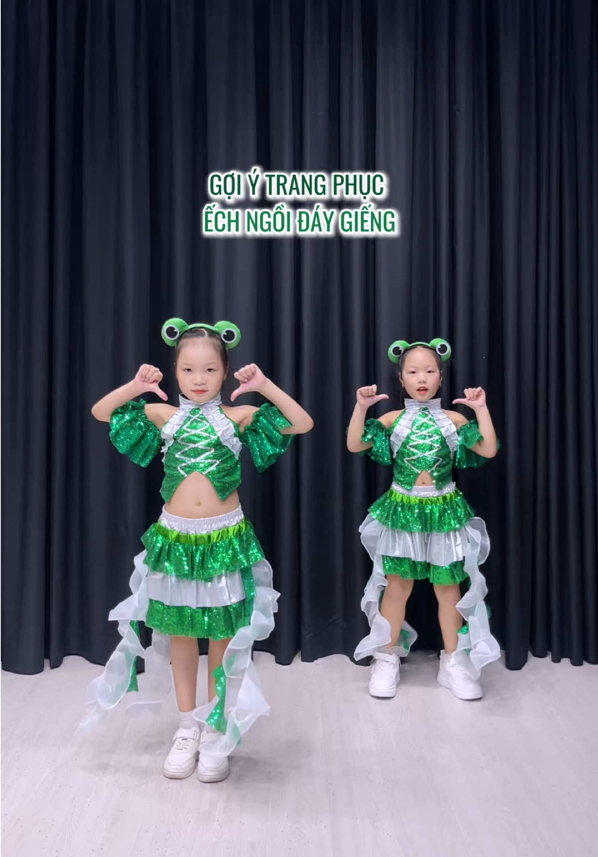 Cho thuê trang phục biểu diễn Ếch ngồi đáy giếng 🐸✨ 20/11 ghé ngay TPBD Hoàng Anh để thuê các mẫu trang phục, đạo cụ mới nhất ❤️  #echngoidaygieng #emxinhsayhi #trangphucbieudienhoanganh #trangphucbieudienhanoi #fyp 